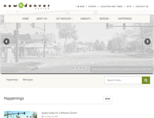 Tablet Screenshot of newdenver.org